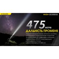 Фонарь тактический Nitecore MH25 V2 (1300 люмен, с аккумулятором) - фото 11