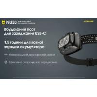 Фонарь налобный Nitecore NU33 limited edition (700 люмен, красный свет) - фото 13